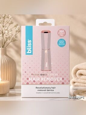 New Bliss Rose Gold Precision Hair Remover – Smooth Skin Anytime, Anywhere
